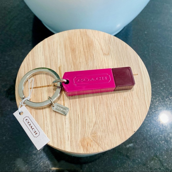 Coach Other - Coach 8 GB usb flash drive in Pink & Burgundy NWT